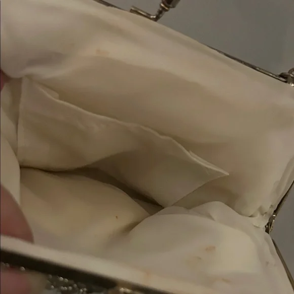 Bundle of Vintage Black & silver Beaded Evening Clutch - Elegant Women's Bag. - Picture 8 of 14